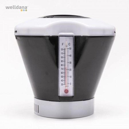 Comfortana Klor dispenser m. termometer Sort/hvid 17 cm.
