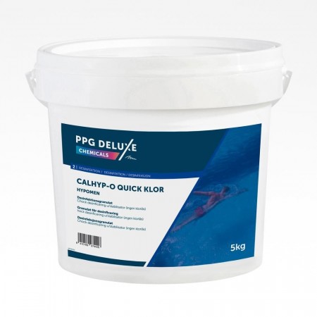 Calhyp-O Quick klor 5 kg PPG Deluxe - Hurtig desinfisering og rensning u/stabilisator