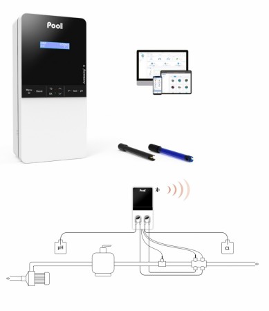 JustDosing Automatisk dosering klor(redox)/pH