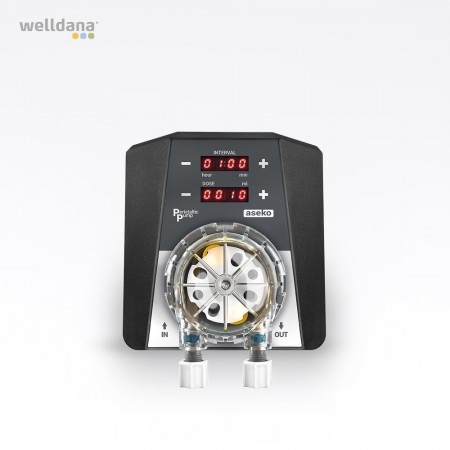 Peristaltisk pumpe m.timer ASEKO   Bestillingsvare ca. 4-6 ugers leveringstid